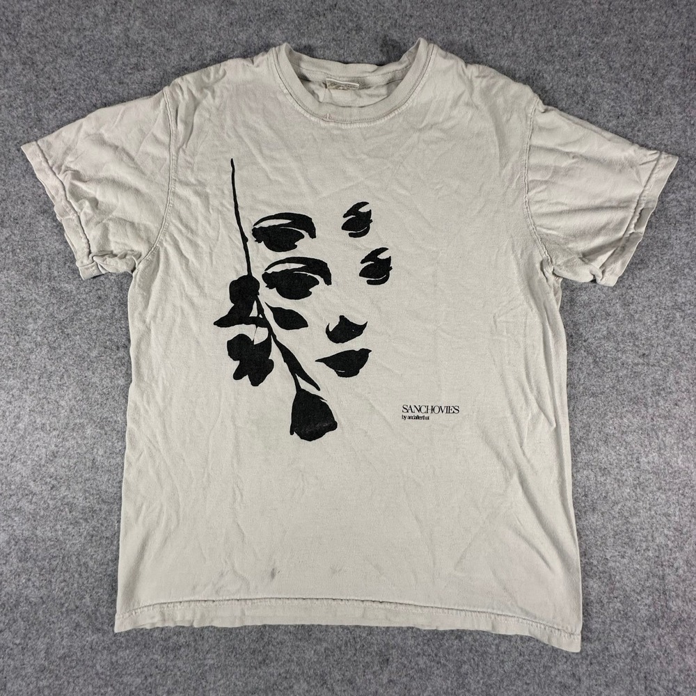 Andafterthat Sanchovies Comfort Colors Shirt Medium Tan Mens Streetwear Art
